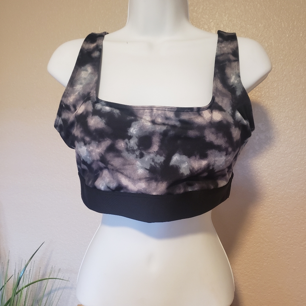 PINK SPORT Gym to Swim Square Necktop